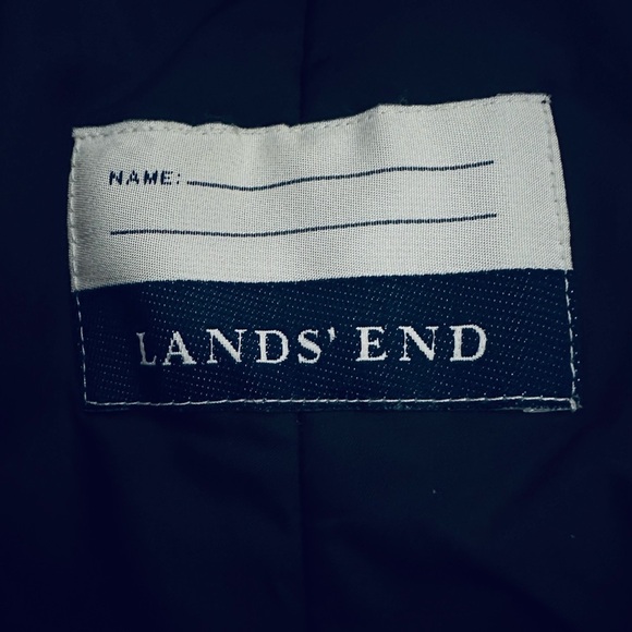 Lands’ End Youth Insulated Snow Pants, Size 16, Brown with White Pinstripes - Picture 7 of 16